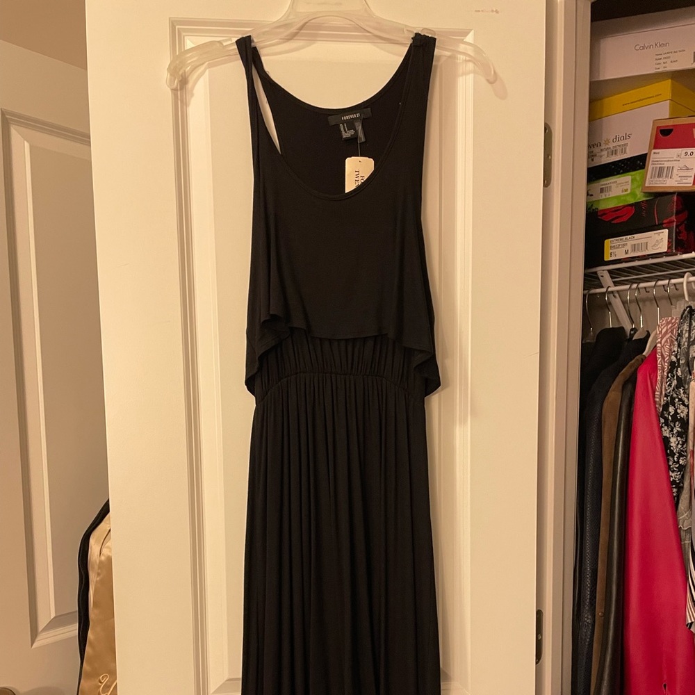 Black tank dress from F21